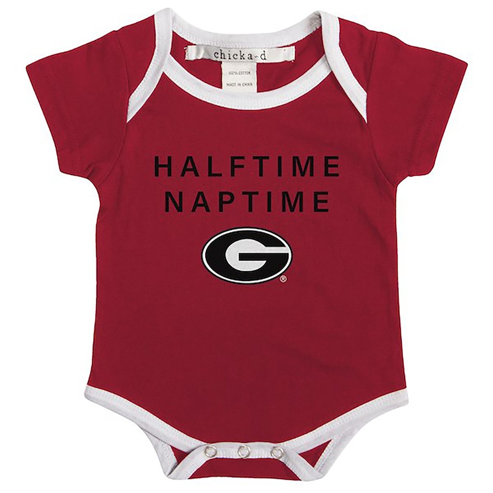 NCAA Georgia Bulldogs HALFTIME NAPTIME ROMPER